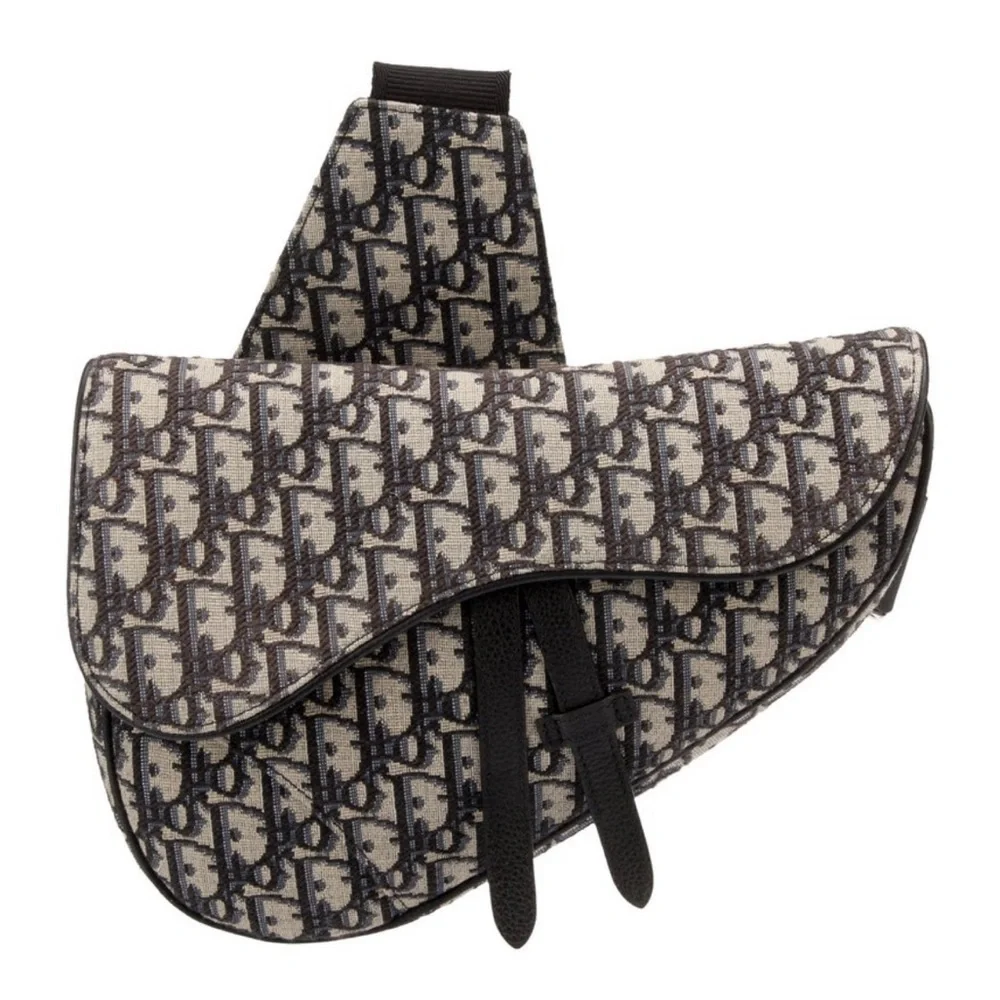 Dior | Bags | Dior Men Oblique Jacquard Saddle Bag | Poshmark